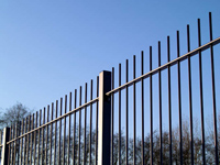 Vertical bar railings
